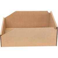 Deep Corrugated Parts Bins, 11-3/4" W x 11-1/4" D x 4-1/2" H, Beige Les Distributions ICE