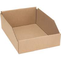 Deep Corrugated Parts Bins, 8-3/4" W x 11-1/4" D x 4-1/2" H, Beige Les Distributions ICE