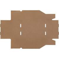 Deep Corrugated Parts Bins, 8-3/4" W x 11-1/4" D x 4-1/2" H, Beige Les Distributions ICE