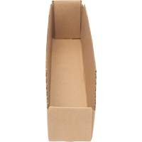 Deep Corrugated Parts Bins, 1-7/8" W x 17-1/8" D x 4-1/2" H, Beige Les Distributions ICE