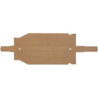 Deep Corrugated Parts Bins, 2-7/8" W x 17-1/4" D x 4-1/2" H, Beige Les Distributions ICE