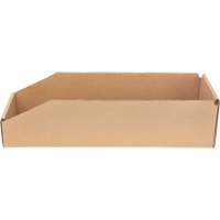 Deep Corrugated Parts Bins, 5-3/4" W x 17-1/4" D x 4-1/2" H, Beige Les Distributions ICE