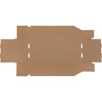 Deep Corrugated Parts Bins, 7-3/4" W x 17-1/4" D x 4-1/2" H, Beige Les Distributions ICE