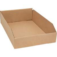 Deep Corrugated Parts Bins, 11-3/4" W x 17-1/4" D x 4-1/2" H, Beige Les Distributions ICE