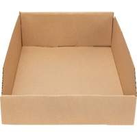 Deep Corrugated Parts Bins, 11-3/4" W x 17-1/4" D x 4-1/2" H, Beige Les Distributions ICE