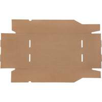Deep Corrugated Parts Bins, 11-3/4" W x 17-1/4" D x 4-1/2" H, Beige Les Distributions ICE