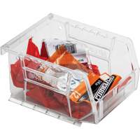 Crystal Clear Ultra Bins, 4-1/8" W x 3" H x 5-3/8" D, Clear Les Distributions ICE