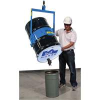 Ensemble de l&egrave;ve-baril manuel inclinable, Baril de 55 gal. US (45 gal. imp.), Capacit&eacute; 800 lb/363 kg Les Distributions ICE