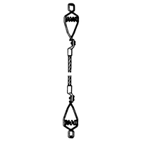 Light-Duty Bonding & Grounding Wire Assemblies - Two Alligator Clips Les Distributions ICE