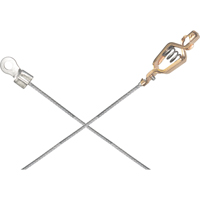 Light-Duty Bonding & Grounding Wire Assemblies - Alligator Clip & 1/4" Terminal Connectors Les Distributions ICE