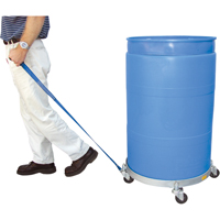 Chariots &agrave; &eacute;tages multiples pour baril, Acier, Capacit&eacute;e 900 lb, Diam&egrave;tre 23-1/2", Roue en Caoutchouc Les Distributions ICE