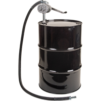 Rotary Lobe Type Drum Pump, Aluminum/Steel, Fits 55 Gal., 1 liter per revolution Les Distributions ICE