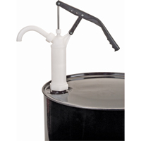 Pompe &agrave; baril de type levier, PTFE, 14 oz/course, Pour barils de 5-55 gal. Les Distributions ICE