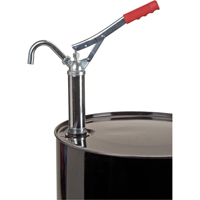 Pompe &agrave; baril de type levier, Acier, 11 oz/course, Pour barils de 30-55 gal. Les Distributions ICE