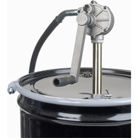 Pompes rotatives pour barils, Aluminium, Pour capacit&eacute; 15-55 gal., 6-3/4 oz par r&eacute;volution Les Distributions ICE