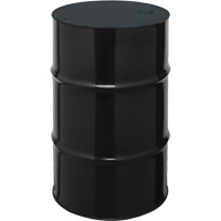 Steel Drums, 55 US gal (45 imp. gal.), Unlined, Black, Closed Top, 1A1/X1.8/300, 20 Gauge Les Distributions ICE