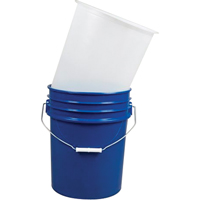Doublures pour seaux en acier, 11-1/4" dia. x 12-1/4" h, 5 gal. US (4,16 gal. imp.) capacit&eacute; Les Distributions ICE