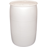 Barils en poly&eacute;thyl&egrave;ne, 55 gal. US (45 gal. imp.), Dessus ferm&eacute;, Naturel Les Distributions ICE