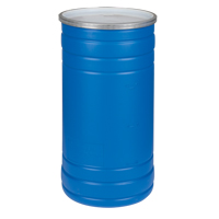 Polyethylene Drums, 15.5 US gal (12.91 imp. Gal.), Open Top, Blue Les Distributions ICE