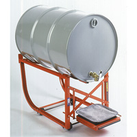 Drum Cradle with Drip Tray, 55 US gal. (45 Imperial Gal.) Capacity, 600 lbs./272 kg Load Limit Les Distributions ICE