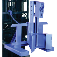 Manipulateur de barils MORSPEED 1500 pour chariot &eacute;l&eacute;vateur, Pour 55 gal. US (45 gal. imp.) Les Distributions ICE