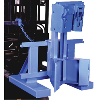 Manipulateur de barils MORSPEED 1500 pour chariot &eacute;l&eacute;vateur, Pour 55 gal. US (45 gal. imp.) Les Distributions ICE