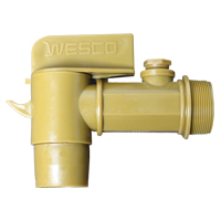 Soupape de baril de luxe en poly&eacute;thyl&egrave;ne NPT 2", Poly&eacute;thyl&egrave;ne, NPT de 2" Les Distributions ICE