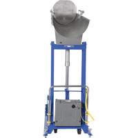Portable Hydraulic Drum Dumper, For 30 - 55 US Gal. (25 - 45.8 Imperial Gal.) Les Distributions ICE