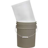 Doublure pour seau en plastique, 11-1/4" dia. x 14" h, 5 gal. US (4,16 gal. imp.) capacit&eacute; Les Distributions ICE