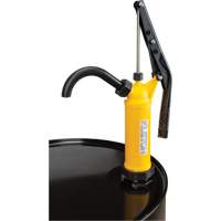 Pompe &agrave; baril de type levier, Polypropyl&egrave;ne, 14 oz/course, Pour barils de 5-55 gal. Les Distributions ICE