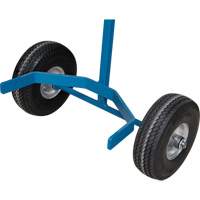 Cylinder Cart, Flat-Free Wheels, 15-1/2" W x 14-1/4" L Base, 600 lbs. Les Distributions ICE