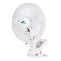 Clip-On & Desk Fan, 6" Diameter, 2 Speeds Les Distributions ICE