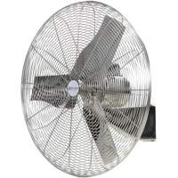 Ventilateurs en acier inoxydable lavables &agrave; grande eau pour service alimentaire, Industriel, 1 vitesses, Diam&egrave;tre de 20" Les Distributions ICE