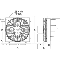Ventilateurs d'&eacute;vacuation &agrave; volets Les Distributions ICE
