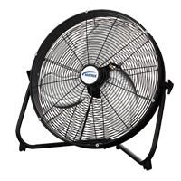 High Velocity Floor Fan, Commercial, 3 Speed, 20" Diameter Les Distributions ICE