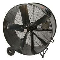 Heavy-Duty Fixed Belt Drive Drum Fan, Industrial, 2 Speed, 42" Diameter Les Distributions ICE
