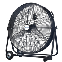 Light Industrial Direct-Drive Slim Drum Fan, Industrial, 3 Speed, 24" Diameter Les Distributions ICE