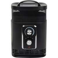 360 Degree Surround Portable Heater, Ceramic, Electric, 5200 BTU/H Les Distributions ICE