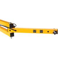 180 Double Locking Arm with 2 Receptacles Les Distributions ICE