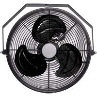 Industrial Workstation Fan, Industrial, 3 Speed, 12" Diameter Les Distributions ICE