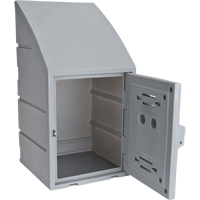Locker, 15" x 15" x 31", Grey, Assembled Les Distributions ICE