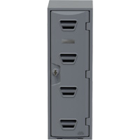 Locker, 12" x 15" x 47", Grey, Assembled Les Distributions ICE