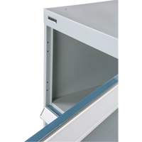 Two-Door Pedestal Workbench, 28" H x 18" W x 21" D Les Distributions ICE