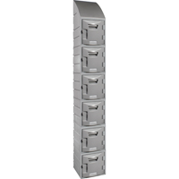Locker, 12" x 15" x 12", Grey, Assembled Les Distributions ICE
