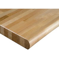 Laminated Hardwood Workbench Top, 60" W x 30" D, Bullnose Edge, 1 3/4" Thick Les Distributions ICE