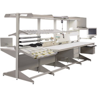 Postes de travail modulaire ergonomiques - Tableaux &agrave; marqueur ou &agrave; punaises Les Distributions ICE