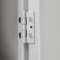 Casiers Clean Line, 2 niveaux, Bloc de 4, 48" x 18" x 72", Acier, Gris, Rivet (assembl&eacute;) Les Distributions ICE