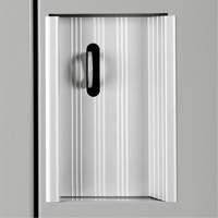 Casiers Clean Line, 2 niveaux, Bloc de 4, 48" x 18" x 72", Acier, Gris, Rivet (assembl&eacute;) Les Distributions ICE