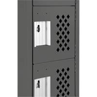 Petit casier perfor&eacute; Clean-Line, 6 niveaux, 15" x 72" x 12", Acier Les Distributions ICE