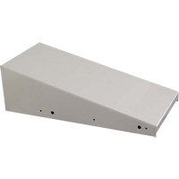 Clean Line Economy Lockers Slope Top, 1 Bank, 18" D x 12" W x 6" H, Grey, Steel Les Distributions ICE